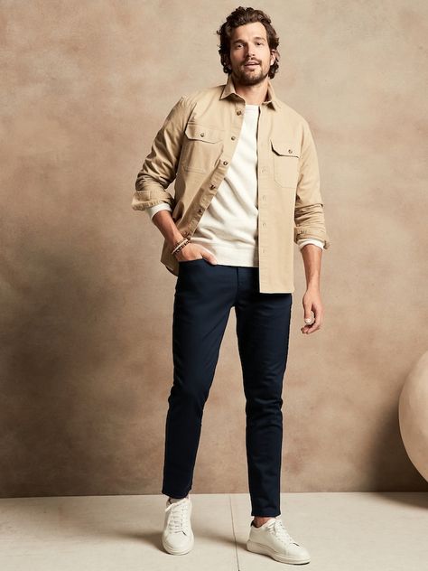 Outfit Hombre Casual, Mens Business Casual Outfits, Smart Casual Men, Fall Outfits Men, Look Man, Guys Clothing Styles, Elegante Casual, Herren Outfit, Smart Casual Outfit