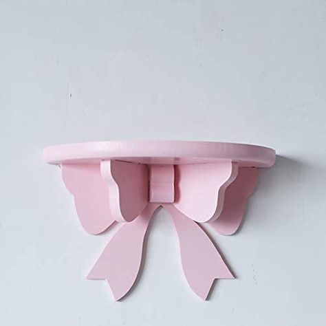 Kawaii Pink Room, Kawaii Wall Decor, Room Decor Kawaii, Pink Shelves, Couleur Rose Pastel, Room Decor Pink, Wood Floating Shelf, Floating Shelf Decor, Pink Room Decor