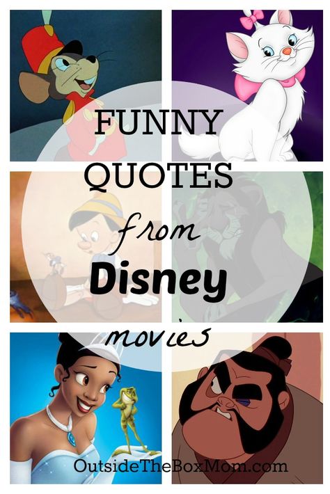 funny-disney-quotes-pin Tumblr, Movie Quotes Funny Disney, Funny Quotes Disney, Disney Life Quotes Wise Words, Funny Yet Inspiring Quotes, Disney Short Quotes, Fun Disney Quotes, Best Disney Quotes Funny, Senior Quotes From Movies Funny