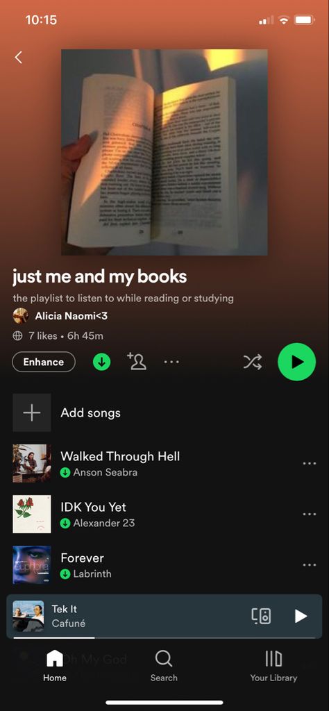 Songs To Listen To When Reading, Spotify Playlist Reading, Studying Playlist, Reading Playlist, Study Playlist, Best Spotify Playlists, Spotify Cover, Playlist Names, Playlist Ideas