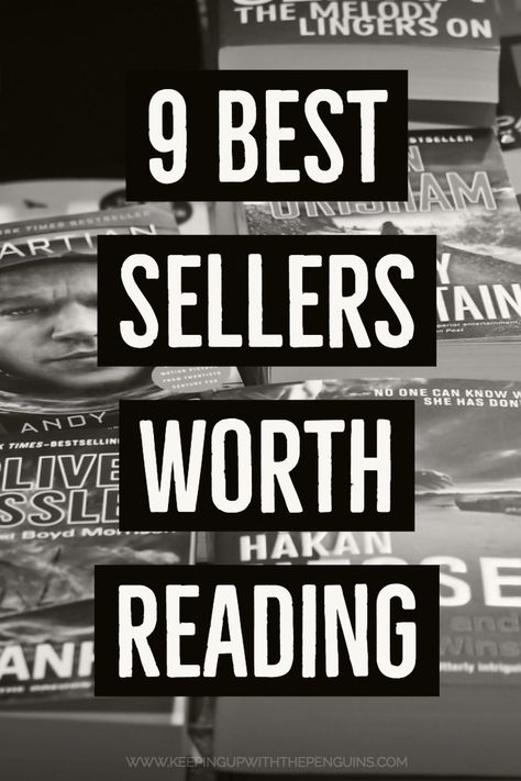 Being a “best seller” doesn’t necessarily make a book one of the “best”… So, I’ve sifted through historical records of New York Times best selling fiction, Guardian best seller lists, Publishers Weekly sales figures, and more, to find the books worth reading. #booklist #readinglist #bookrecommendations #booksworthreading #bookstoread #bestseller #bookblogger Mystery Books, Best Seller Books, New York Times Best Seller, Books Worth Reading, Best Books List, Best Selling Novels, Books A Million, Motivational Books, Book Challenge