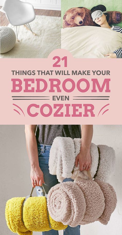 21%20Things%20That%20Will%20Make%20Your%20Bedroom%20Even%20Cozier Bedroom Sets, Cosy Bedroom, Luxury Bedroom Lighting, Modern Bedding, Make Your Bed, Modern Bed, Curtains Bedroom, Cozy Bedroom, My New Room