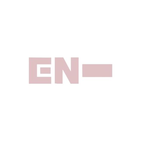 enhypen logo Pink, Enhypen Pink, Enhypen Logo, White Background, White