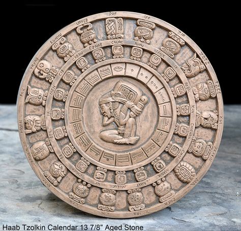 Mayan Circle, Solar Calendar, Wall Relief, Maya Art, Grey Alien, Mayan Calendar, Mayan Art, Sculptural Wall, Ancient Maya