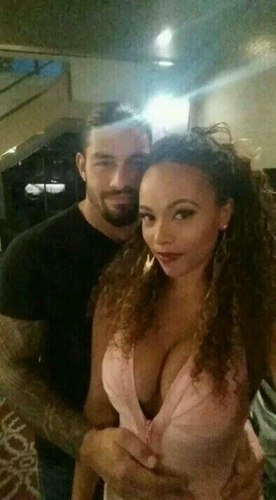 Leati & Galina Roman Reigns Wife, Roman Reigns Tattoo, Samoan Men, Roman Reigns Family, Wwe Couples, Black Woman White Man, Roman Regins, Wwe Superstar Roman Reigns, Mixed Couples