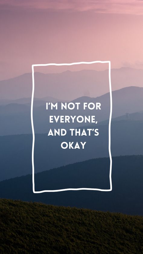 Im not for everyone I’m Not For Everyone, I’m Not For Everyone Quotes, Not For Everyone Quotes, Im Not For Everyone, Resonating Quotes, Vision Board Affirmations, New You, So True, Favorite Quotes