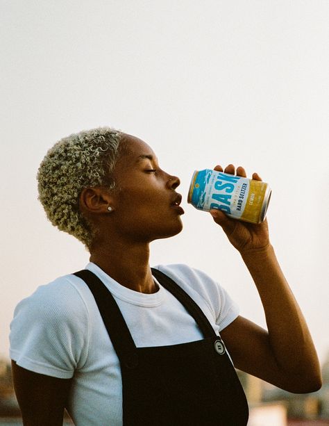 Bask Seltzer - Ethan Gulley | Los Angeles Photographer Caiman, Drink Product Photography With Model, Product Photography With People, Beverage Photography Ideas, People Drinking, Cheers Photo, Beer Friends, Brand Photography Inspiration, Harley Quinn Art