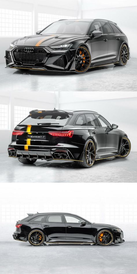 Mansory Transforms Audi RS6 Avant Into 720-HP Super Wagon. 0-62 mph in the super-fast station wagon now takes just 3.2 seconds. Golf, Cars, Station Wagon, Audi Rs6 Avant, Rs6 Avant, Audi Rs6, Audi