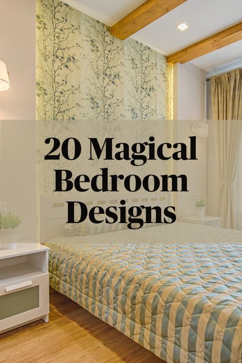 20 Magical Bedroom designs for your room décor. Beautiful collection with minimal bed designs, tv panels, lighting, rugs and more. #bedroom #design #ideas #aesthetics #homedecor Master Bed Design Ideas, Small Bedroom Interior Design Ideas, Bed Designs For Small Bedroom, Wallpapers In Bedroom Interior Design, Indian Room Interior Design Bedroom, Wallpapers In Bedroom, Flat Furniture Ideas, Bedriim Ideas, Unique Bedroom Interior Design