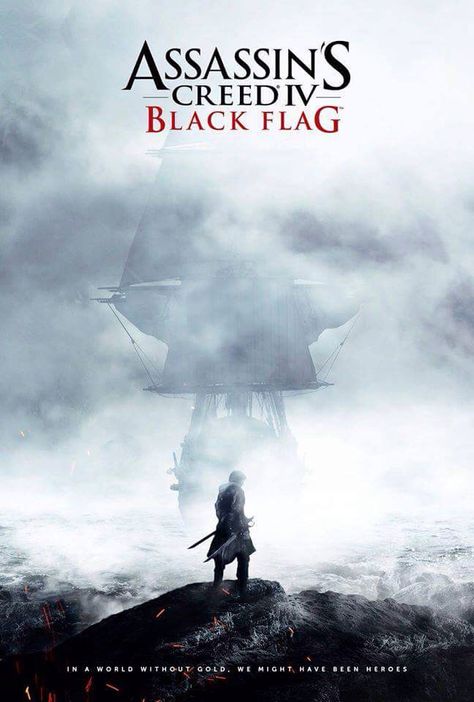 Black Flag fan made poster Tumblr, Black Flag Poster, Assassins Creed Funny, Assassins Creed Rogue, Assassin's Creed Black, Assassin's Creed Wallpaper, Assassins Creed 4, Connor Kenway, Assassins Creed Black Flag