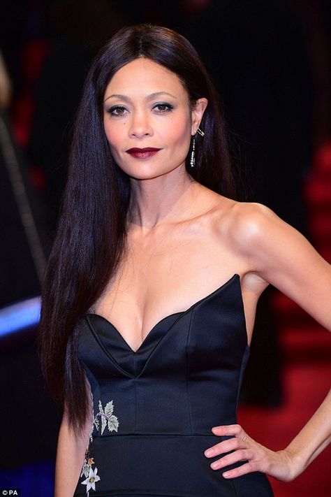 Opening up: Thandie Newton, 44, has revealed she was once told to stop talking about the assault so it would not affect her job opportunities Thandie Newton, Monica Belluci, Times Magazine, Star Struck, Feminine Art, Stop Talking, Period Dramas, Job Opportunities, Feminine Energy