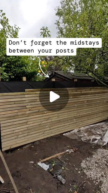 Emma Egerton on Instagram: "Somehow I totally missed us being tagged in the reel so a quick remix for you all to see @cheshire_ponds doing a good job on this Venetian fence.

Top tips.- don’t use a roofing batten, it will look terrible in six months time
Add a vertical every 600mm and pin battens in place
Retreat cut ends 
Use an oil based product with a uv filter to protect and ‘feed’ the timber. 

#newfence #modernfence #contemporaryfencing #fencing #gardendesign #diy #timbersupplier #contemporarygarden" Ponds, Fencing, Roof Batten Fence, Venetian Fence, Batten Fence, Contemporary Fencing, Modern Fence, Contemporary Garden, Good Job