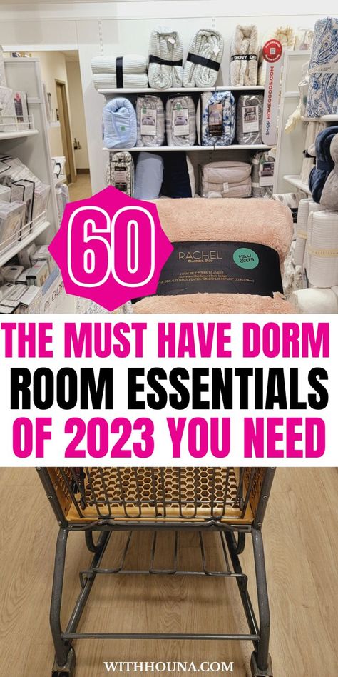 Are you moving to college this year and you're wondering what dorm room essentials of 2023 you have to get for college? If so, we've got you the best dorm room essentials list that every college student needs to have this year. You'll find all of your college dorm room essentials and must have dorm room essentials you need to get. Room Essentials List, Dorm Room List, Moving To College, College Dorm List, Dorm List, Dorm Room Setup, Dorm Room Supplies, College Student Needs, College Dorm Room Organization