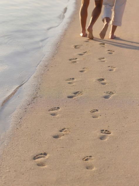 Leave only footprints, take only memories.  It's better in The Bahamas.... Walking On The Beach Aesthetic, Sand Surfing, Summer Romance, Seaside Cottage, Caribbean Beaches, Caribbean Travel, Island Travel, Day At The Beach, Beach Time