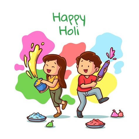 Hand drawn holi festival illustration | Free Vector #Freepik #freevector #hand-drawn #india #colorful #indian Holi Painting, Holi Drawing, Holi Wishes Images, Holi Pictures, Holi Poster, Happy Holi Images, Happy Holi Wishes, Holi Photo, Holi Images