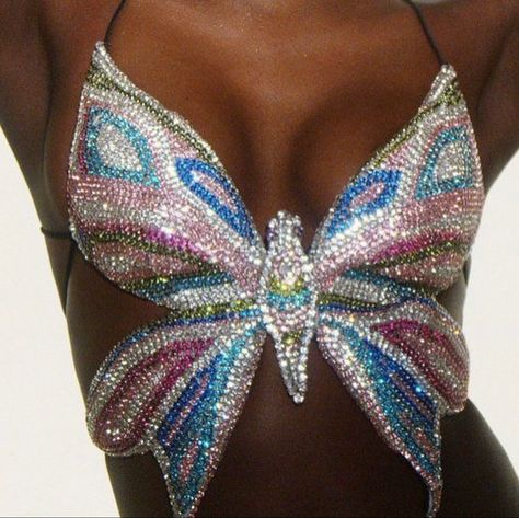 Couture, Butterfly Top, Beauty Pop, Looks Chic, 2000s Fashion, Y2k Fashion, A Butterfly, Teen Fashion Outfits, Looks Vintage