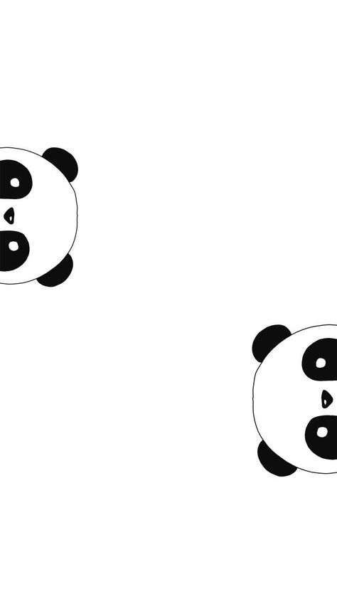 Black And White Panda Wallpaper, Panda Theme Wallpaper, White Panda Wallpaper, Panda Background Wallpapers, Cute Panda Wallpaper Aesthetic, White Cartoon Wallpaper, Panda Wallpaper Cute Black, Panda Birthday Party Decorations, Cool Wallpapers For Ipad