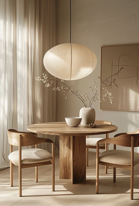 40 Simple Japandi Dining Room Designs To Set The Scene