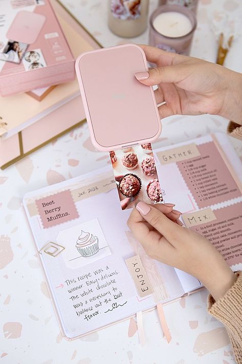 Introducing the brand new Canon IVY 2 Mini Photo Printer in Blush Pink Blush Pink Office, Mini Photo Printer, Canon Ivy, Handmade Bookmarks Diy, Small Printer, Mini Printer, Pink Office, Gift Inspo, Dream Gift