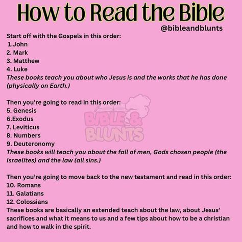 Terraca Bobo Bible Books To Start With, Order Of Reading The Bible, Best Bible Chapters To Read, Where Should I Start Reading The Bible, Best Way To Read The Bible, How To Start Bible Studying, How To Read The Bible In Order, Bible Chapters To Read, What To Read In The Bible