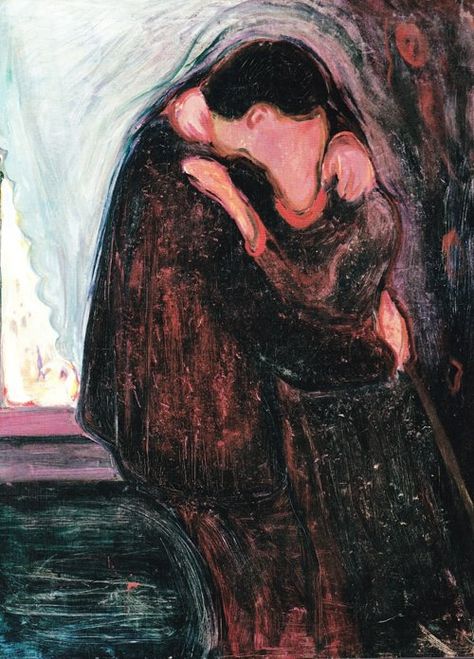 The Kiss - Edward Munch Art Amour, German Expressionism, Therapy Resources, Van Gogh Museum, Edvard Munch, Arte Inspo, Daily Meditation, Art Et Illustration, The Kiss