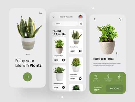 Ecommerce Ui Design, Ui Design Tutorial, Plant Identification App, Plant App, Ui Ux 디자인, App Design Layout, Ux App Design, Desain Ui, Ui Design Trends