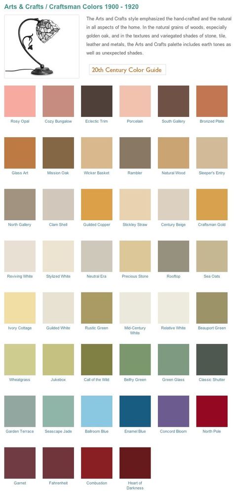 Historical paint palette from California Paints. Paint colors for Historical homes.   More Historic Paint Colours, Craftsman Bungalow House Plans, Craftsman Colors, Arts And Crafts Interior, Paint Pallet, Arts And Crafts Bungalow, Craftsman Interior, Craftsman Bungalow, Bungalow Exterior