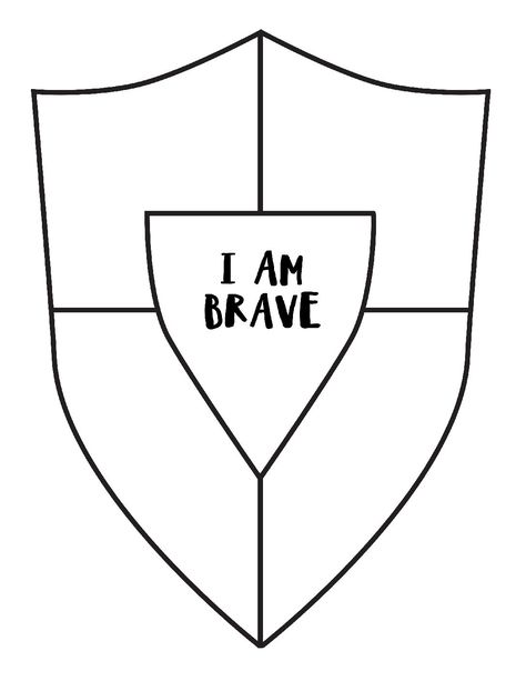 Brave Activities For Preschool, Courage Activities For Preschool, Be Strong And Courageous Craft For Kids, Shield Of Faith Craft, Queen Esther Crafts, Kingdom Vbs Crafts, Prayer Boards, Aesthetic Visuals, Brave Movie