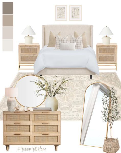 Shop Tilly Upholstered Bed and other curated products on LTK, the easiest way to shop everything from your favorite creators. Guest Bedroom Color Ideas, Cozy Master Bedrooms Decor Romantic, Master Bedrooms Decor Romantic, Primary Bedroom Decor, Tilly Upholstered Bed, Decor Mood Board, Timeless Bedroom, Neutral Bedroom Decor, Upholstered Bedroom