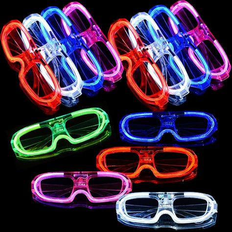 Amazon.com: Dwenarry 30 Pack Led Light Up Glasses Party Favors Glow In The Dark Glasses Flashing Led Sunglasses for Party Bulk Easter : Clothing, Shoes & Jewelry Sunglasses For Party, Light Up Glasses, Led Sunglasses, Easter Clothing, Led Glasses, Quince, In The Dark, Glow In The Dark, Led Light