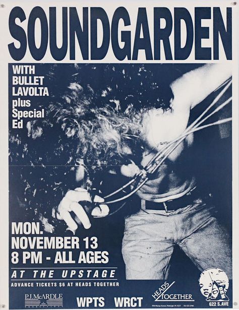 Boxing Style, Vintage Band Posters, Sound Garden, Grunge Posters, Concert Poster Design, Rock Poster Art, Punk Poster, Vintage Concert Posters, Rock Band Posters