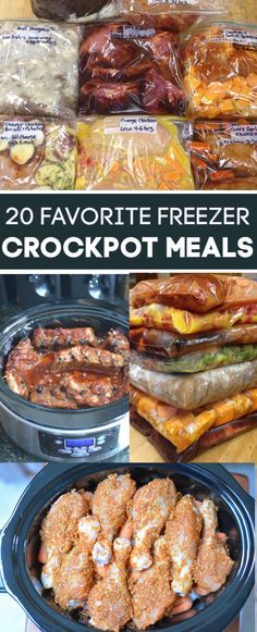 Freezer Crockpot Recipes, Crockpot Freezer Meals, Crockpot Meal, Freezer Dinners, Slow Cooker Freezer Meals, Freezer Friendly Meals, Freezable Meals, Freezer Meal Planning, Freezer Meal Prep