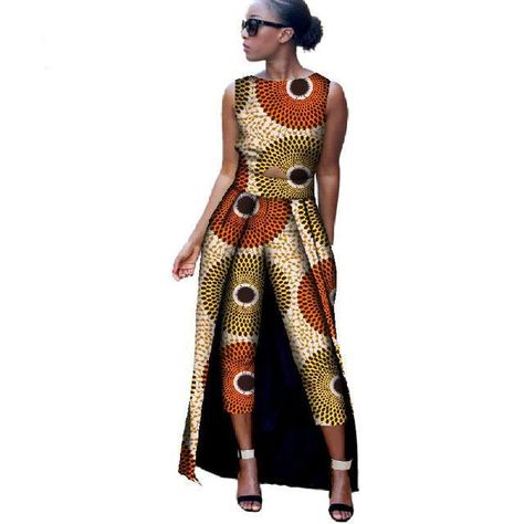 New Fashion Africa Cotton Print Romper African Bazin Riche Jumpsuit For Fitness Jumpsuit, African Jumpsuit, African Bazin, African Clothing For Women, Africa Clothing, Afrikaanse Mode, Cotton Jumpsuit, Custom Made Clothing, Romper Jumpsuit