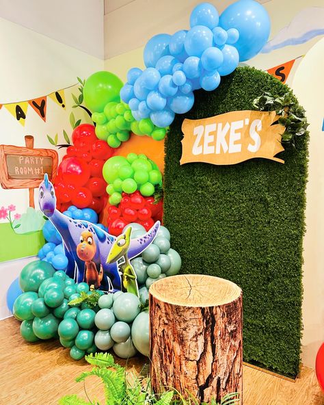 Welcome to ZEKE’s Adventure Island A fun #5thBirthday Party set up with the shows Dino characters complete with balloons and panel backdrops 🥳 For Inquiries and Booking: DM or Email Us : Info@bloomsandpaper.com www.bloomsandpaper.com #Adventureland #AdventureIslandtheme #Birthdaypartydecor #decor #balloondecor #balloongarland #backdropideas #bloomsandpaper #eventstylist #eventplanner #surreymoms #langleymoms#surreyevents #vancouverevents Adventure Island, Island Theme, Islands Of Adventure, Balloon Garland, 5th Birthday, Balloon Decorations, Birthday Party Decorations, Balloons, Quick Saves