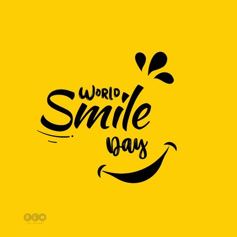 World Smile Day / smile Day #typography #smileday #happyworldsmileday #happysmile #smile #poster #design #graphicdesign #fonts #banner #template #png #jpeg #download Smile Day Poster, Smile Poster, Smile Day, World Smile Day, Smile Word, Template Png, Black Board, E Day, Post Instagram