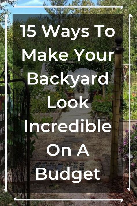 Amazing Backyard, Budget Design, Diy Budget, Backyard Diy, Diy Backyard Landscaping, Ideas Backyard, Outdoor Diy, Backyard Diy Projects, Garden Yard Ideas