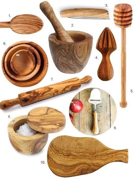#kitchen #accessories All Things Olive Wood for the Kitchen — Product Roundup (I Want All Of Them!) Kitchen Innovation, Kitchen Accesories, Wooden Kitchen Utensils, Into The Wood, Wooden Utensils, Wood Turning Projects, Wood Accessories, Into The Woods, Wooden Kitchen