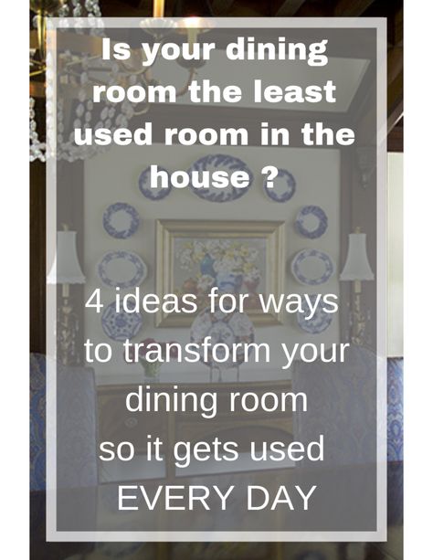 Making the Most of your Dining Room Repurpose Formal Dining Room, Repurpose Dining Room Space, Dining Room Alternative Use, Dining Room Alternative Use Ideas, Office In Dining Room, Multi Purpose Dining Room, Dining Room Office Combo, Multipurpose Dining Room, Repurposed Dining Room