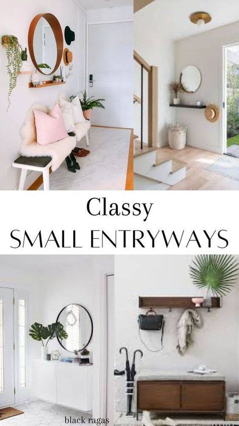 12 Best Small Entryway Ideas - Black Ragas Entryway Ideas Minimalist, Small Entryway Paint Ideas, Entrance Furniture Ideas Small Spaces, Small House Entrance Ideas, Condo Entryway Ideas, House Entrance Ideas Entryway, Small Entrance Hall Ideas, Small Hallway Lighting, Entrance Hall Ideas