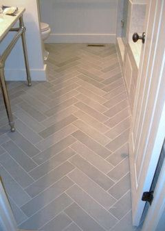 Gray Herringbone Tile, Herringbone Tile Bathroom, Herringbone Floor Tile, Flooring Light, Grey Bathroom Floor, Tile Floor Diy, Best Bathroom Tiles, Herringbone Tile Floors, Grey Floor Tiles