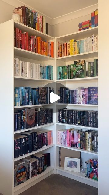 if on Instagram: "a small tidy up…

I lost a book down the back of my bookcase doing this 🥲

#bookreel #booktok #booktube #bookstagram #bookaesthetic #bookshelf #shelfie #booksbooksbooks" Bookshelves, Rainbow Shelves, What The Heart Wants, Tidy Up, I Hate You, Have You Tried, Book Aesthetic, You Tried, Losing Me