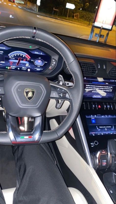 Lambo Driving, Lamborghini Interior, Best Cars For Teens, Rich Cars, Car For Teens, Street Racing Cars, Driving Photography, Driving Pictures, Mood Instagram