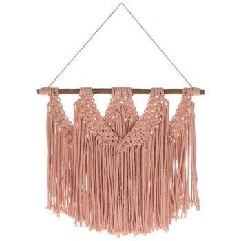 Bohemian Rhapsody: A Tour of Our Eclectic Living Room Boho Themed Room, Grass Flower Wall, Macrame Wall Hanging Over Bed, Hobby Lobby Wall Decor, Boho Living Room Inspiration, Hobby Lobby Wall, Boho Baby Girl Nursery, Chill Spot, Living Room Redesign