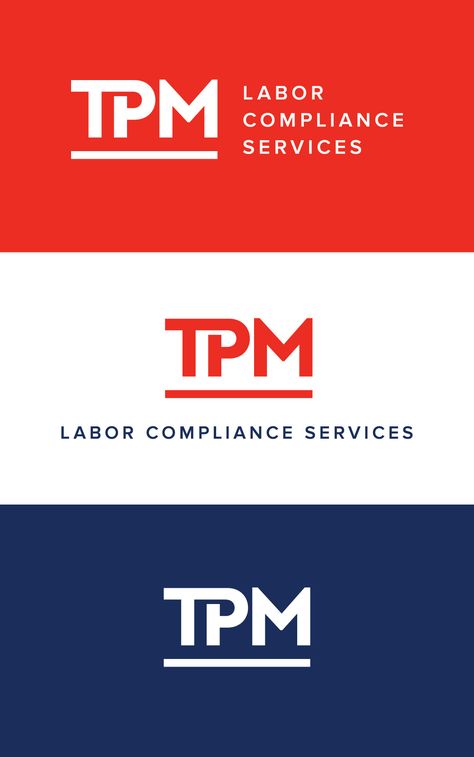 Lettermark logo design for TPM Labor Compliance Services. Logos, Lettermark Logo Design, Graphic Design Brand Identity, Lettermark Logos, Wordmark Logo, Design Brand Identity, Branding Design Packaging, Word Mark Logo, Design Packaging
