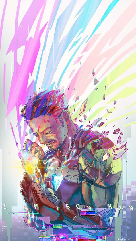 I am Iron Man Art iPhone Wallpaper - iPhone Wallpapers Iron Man Sacrifice, Comic Tony Stark, Me As A Character, Iron Man End Game, Tony Stark Art, Kapten Marvel, Iron Man 1, Wallpaper Avengers, Iron Man Drawing