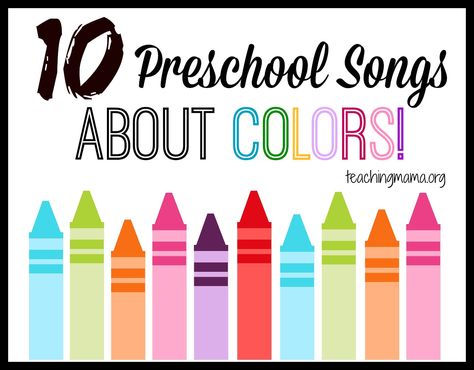 Preschool Transitions, Transition Ideas, Teaching Mama, Color Unit, Preschool Circle Time, Color Songs, Winter Songs, Preschool Colors, Preschool Music