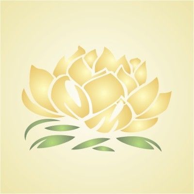 Lotus Flower Stencil Lotus Flower Stencil, Stencils For Walls, Mural Stencil, Flower Mural, Stencil Ideas, Stencils For Painting, Stencil Painting On Walls, Silhouette Template, Large Stencils