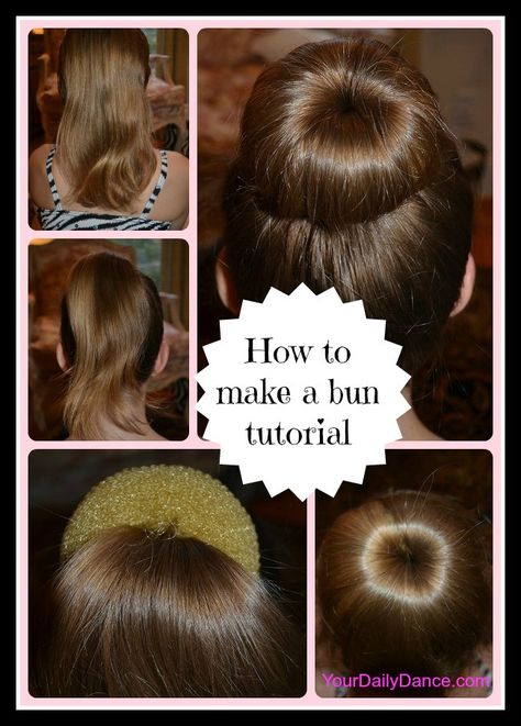 For most parents of dancers, there comes a point in your daughter's dance life that you will make a bun.  It may be by choice for recital, a requirement for class or a performance or she may just l... Recital Hairstyles, Dancers Bun, How To Bun, Donut Bun Hairstyles, Ballet Hairstyles, Ballet Bun, Hair Donut, Perfect Bun, Hair Bun Maker