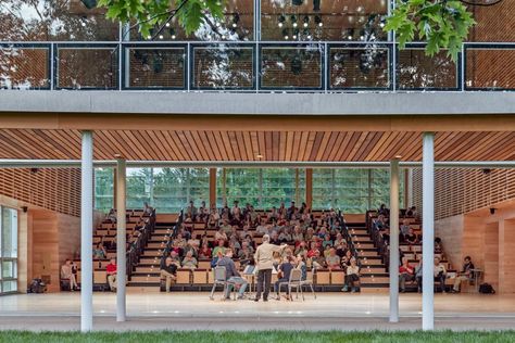 Public Library Design, Red Oak Tree, School Hall, Campus Design, Music Learning, Music School, Natural Ventilation, Summer Destinations, Symphony Orchestra