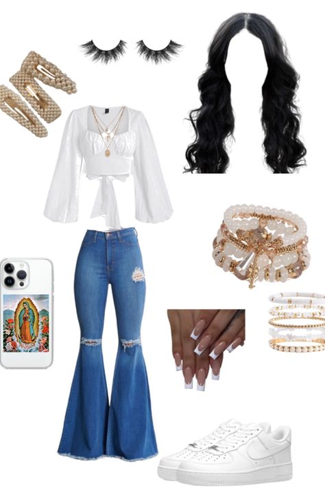 THIS IS THE BEST COMBO OF LATINA GIRL FR Mexico, Outfit Ideas Copy And Paste Latina, Outfit Inspo For School Latina, 2000s Fashion Latina, Latina Clothes Style, Latina Fashion Outfits School, Latina Core Aesthetic, Latina Style Outfits, Latina Outfits Summer